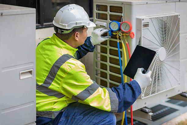 Professional Hvac Installation technician working in Woodville, MS